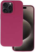Silikoonümbris Lite TOPT, Samsung Galaxy S25 Edge, raspberry
