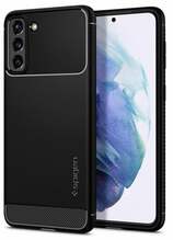 Telefoniümbris Spigen Rugged Armor ACS02421, Samsung Galaxy S21, must