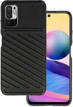 Thunder TPU ümbris, Xiaomi Redmi Note 10 5G, must, Topt