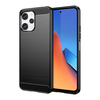 Painduv karbonmustriline ümbris Hurtle, Xiaomi Redmi 12 Carbon Case, must