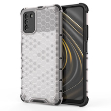 Telefoniümbris Honeycomb armor TPU bumper, Xiaomi Poco M3, läbipaistev
