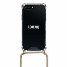 Telefoniümbris Lookabe Necklace iPhone 7/8 gold nude loo007