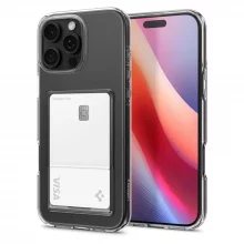 Spigen Crystal Slot ümbris, Apple iPhone 16 Pro Max, crystal clear