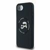 Telefoniümbris Karl Lagerfeld Liquid Silicone K&CH Heads MagSafe, Apple iPhone 16e, must