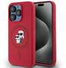 Karl Lagerfeld Silicone Karl&Choupette Heads Ring MagSafe ümbris KLHMP15LSCMKCRHR, Apple iPhone 15 Pro, punane