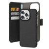 Telefoniümbris Puro Wallet Detachable MagSafe 2in1 PU Leather, Apple iPhone 15 Pro, must