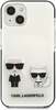 Telefoniümbris Karl Lagerfeld KLHCP13STPEKCW, Apple iPhone 13 mini, valge