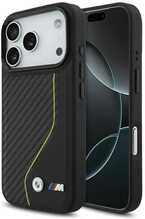 BMW M Carbon Line & Logo MagSafe ümbris, Apple iPhone 17 Pro, kollane