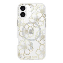 Telefoniümbris Case-Mate Floral Gems MagSafe, Apple iPhone 16 Plus, kuldne