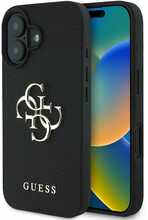 Telefoniümbris Guess Grained Big 4G Logo Small Classic Logo, Apple iPhone 16, must