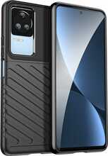 Telefoniümbris Hurtel Thunder Case, Xiaomi Poco F4 5G, must