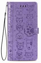 Telefoniümbris Reach Cat-Dog, Samsung A14 4G/A14 5G, lilla