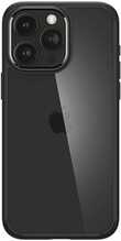 Telefoniümbris Spigen Crystal Hybrid, Apple iPhone 15 Pro Max, matt must