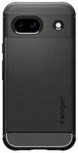 Telefoniümbris Spigen Rugged Armor, Google Pixel 8A, must