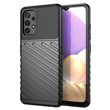 Telefoniümbris Thunder Flexible Tough Rugged TPU, Samsung Galaxy A72 4G, must