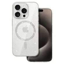 Toptel Glitter MagSafe ümbris, Apple iPhone 14, läbipaistev