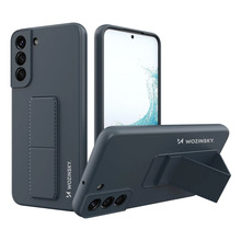 Wozinsky Kickstand Case silikoonümbris alusega, Samsung Galaxy S22 Plus, tumesinine