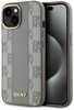 Telefoniümbris DKNY PU Leather Checkered Pattern Magsafe, Apple iPhone 15, pruunikaskollane