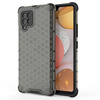 Telefoniümbris Honeycomb Case armor cover TPU raamiga, Samsung Galaxy A42 5G, must