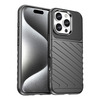 Hurtel Thunder silikoonümbris, Apple iPhone 16 Pro Max, must