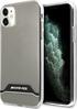 Mercedes AMG Electroplate AMHCN61TCBW ümbris, Apple iPhone 11/XR 6.1, läbipaistev, must ja valge