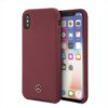 Mercedes Silicone Line ümbris MEHCPXSILRE, Apple iPhone X/XS, punane