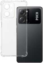 Telefoniümbris Clin Anti Shock 1,5mm, Xiaomi Poco X5 Pro, läbipaistev, Topt
