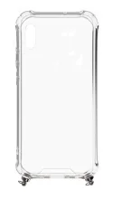 Telefoniümbris rihmaga Evelatus, Apple iPhone Xs Max, roheline, läbipaistev