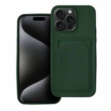 Telefoniümbris Forcell Card Case, Apple iPhone 15 Pro Max, roheline