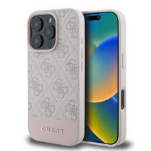 Telefoniümbris Guess 4G Bottom Stripe, Apple iPhone 16 Pro Max, roosa