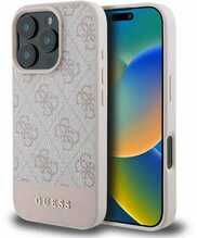 Telefoniümbris Guess 4G Bottom Stripe, Apple iPhone 16 Pro, roosa