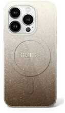 Telefoniümbris Guess IML Glitter Gradient MagSafe, Apple iPhone 16 Pro Max, pruun
