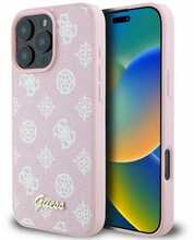 Telefoniümbris Guess Peony Script MagSafe GUHMP16XPGPYSP, Apple iPhone 16 Pro Max, roosa