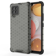 Telefoniümbris Honeycomb Case armor cover TPU raamiga, Samsung Galaxy A42 5G, must