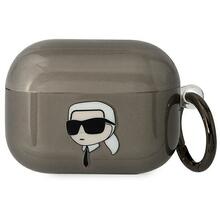 Karl Lagerfeld KLAPHNIKTCK AirPods Pro ümbris, must, Karl`s Head
