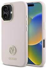 Silikoonümbris Guess GUHCP16SM4DGPP, Apple iPhone 16, heleroosa