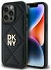 Telefoniümbris DKNY DKHCP14XPQDSLK Quilted Stack Logo, Apple iPhone 14 Pro Max, must