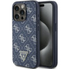 Telefoniümbris Guess 4G Triangle Metal Logo GUHCP15LPG4GPB, Apple iPhone 15 Pro, sinine