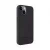 Telefoniümbris iLike Plastic Leather Back Cover, Apple iPhone 14, must