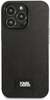 Telefoniümbris Karl Lagerfeld Saffiano Plaque KLHCP13LSFMP2K, Apple iPhone 13 Pro, must