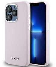 Telefoniümbris DKNY Liquid Silicone Small Metal Logo MagSafe DKHMP14LSMCHLP, Apple iPhone 14 Pro, roosa
