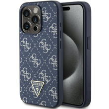 Telefoniümbris Guess 4G Triangle Metal Logo GUHCP15LPG4GPB, Apple iPhone 15 Pro, sinine