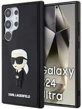 Telefoniümbris Karl Lagerfeld 3D Rubber Ikonik KLHCS24L3DRKINK, Samsung Galaxy S24 Ultra, must