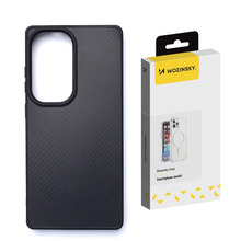 Wozinsky Carbon Fiber ümbris MagSafe'iga, Samsung Galaxy S25 Plus, must
