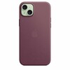 Telefoniümbris Apple FineWoven Case with MagSafe MT4A3ZM/A, iPhone 15 Plus, mulberry