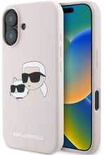 Karl Lagerfeld KLHMP16SSKCHPPLP silikoonümbris, Apple iPhone 16, roosa