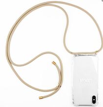 Telefoniümbris Lookabe Necklace loo009, Apple iPhone Xr, gold nude