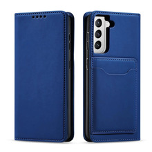 Telefoniümbris Magnet Card Case, Hurtel, Samsung Galaxy S22 Plus, sinine