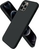 Telefoniümbris Liquid Silicone 1.5mm, Apple iPhone 16 Pro, must