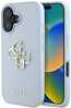 Telefoniümbris Guess Grained Big 4G Logo Small Classic Logo, Apple iPhone 16, sinine